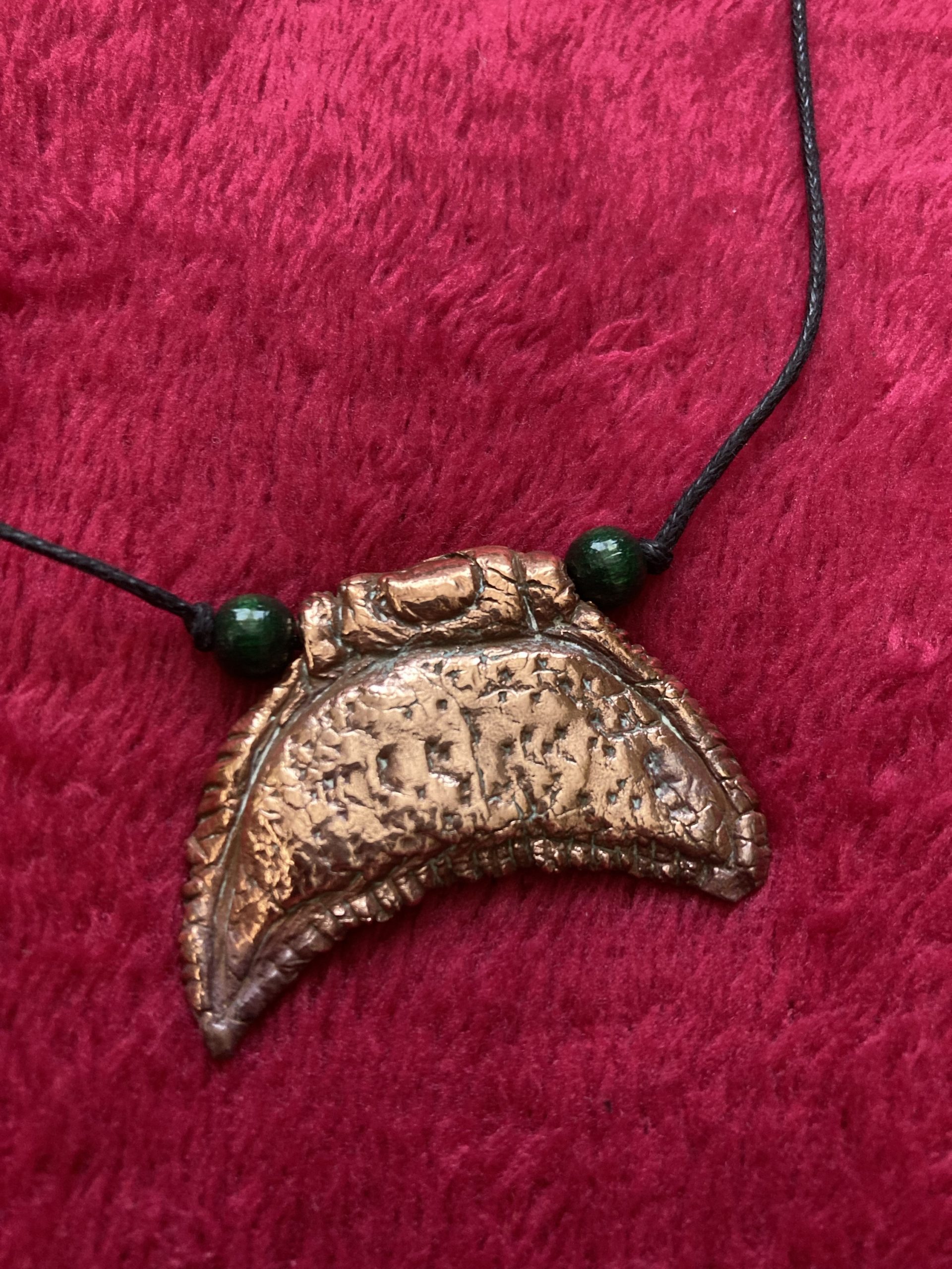 Copper clay Lanula Necklace by Jade Melany